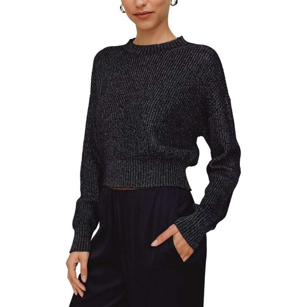 Bella Dahl Womens  Fitted Waist Alpaca & Wool-Blend Sweater